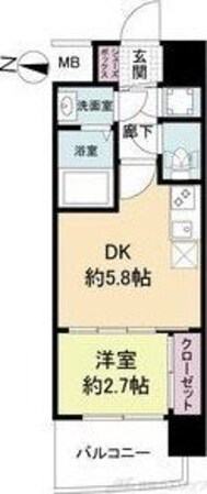 セレニテ東三国ミラクの物件間取画像